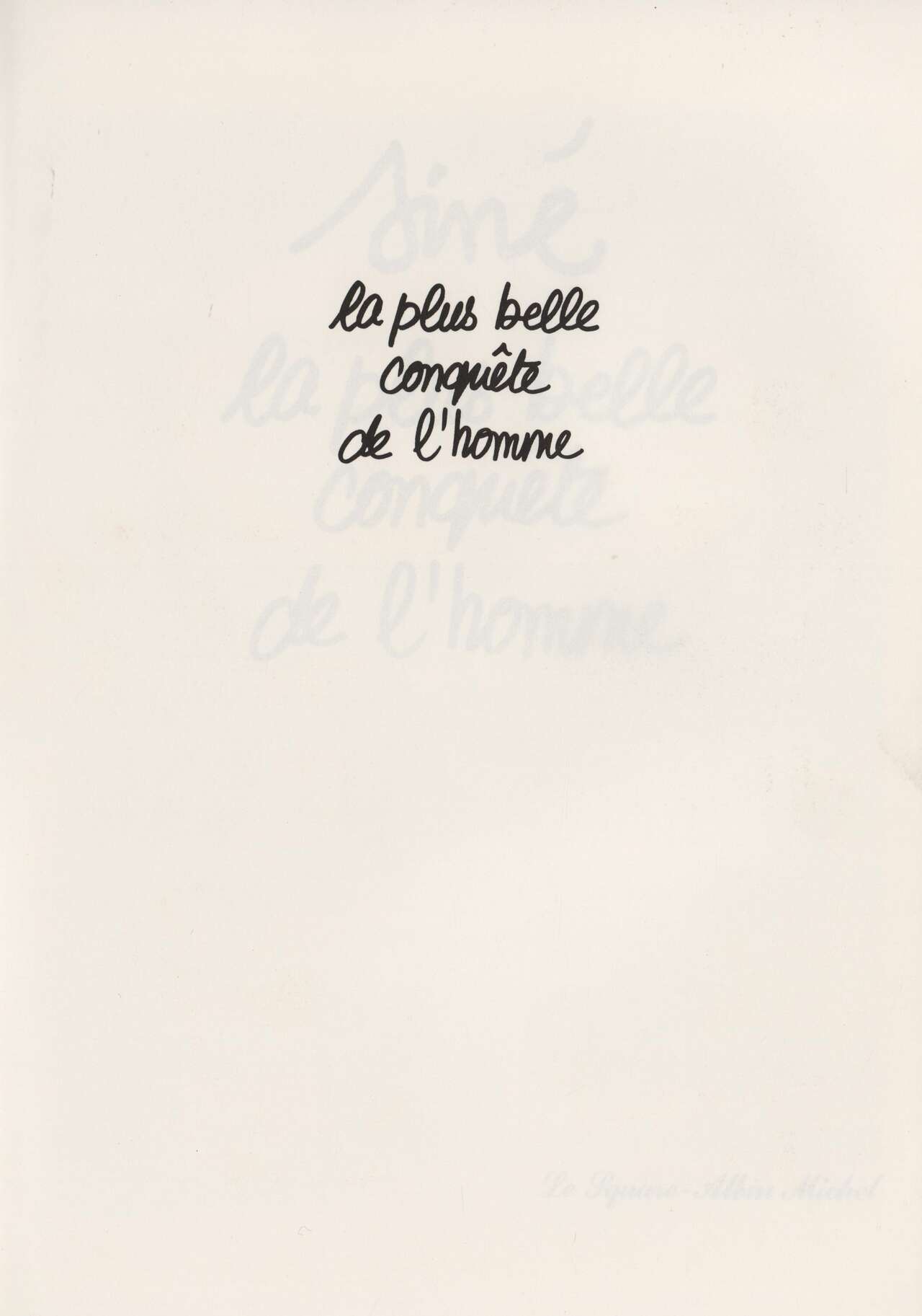 Sine La Plus Belle Conquete de l'Homme page 5 full