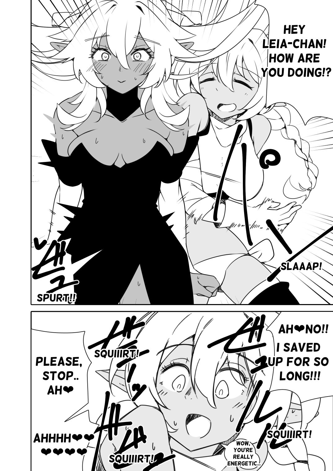 Mini Manga Vol.01 "Oshioki Leia-chan" | Mini comic Vol.01 "Leia's punishment" page 7 full
