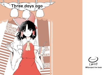 Three days ago cover