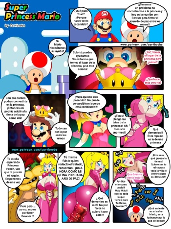Super Princess Mario Español cover
