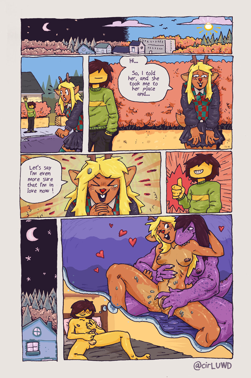 A 3-page comic about Kris &amp; Noelle page 3 full