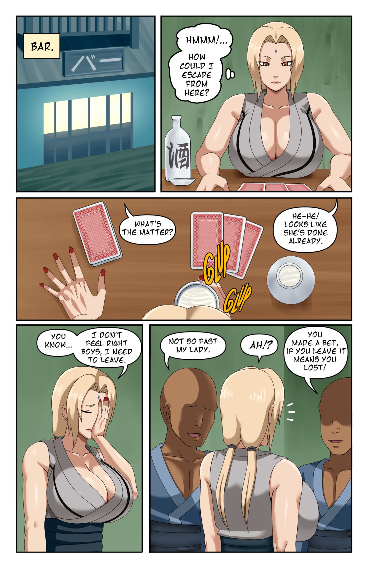 New Tsunade Comic page 1 full