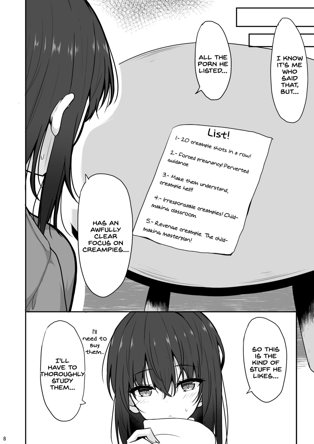 Otonashii Kanojo ga AV Satsuei Gokko de Nakadashi ga Daisuki na Dosukebe ni Naru made page 7 full