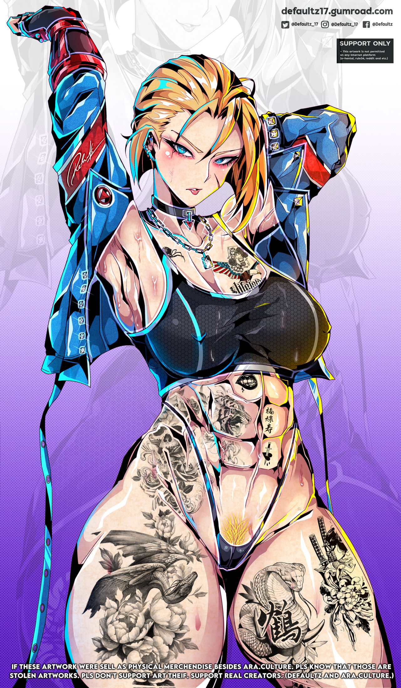 2023 Cammy Street Fighter 6 Gumroad Rewards page 10 full