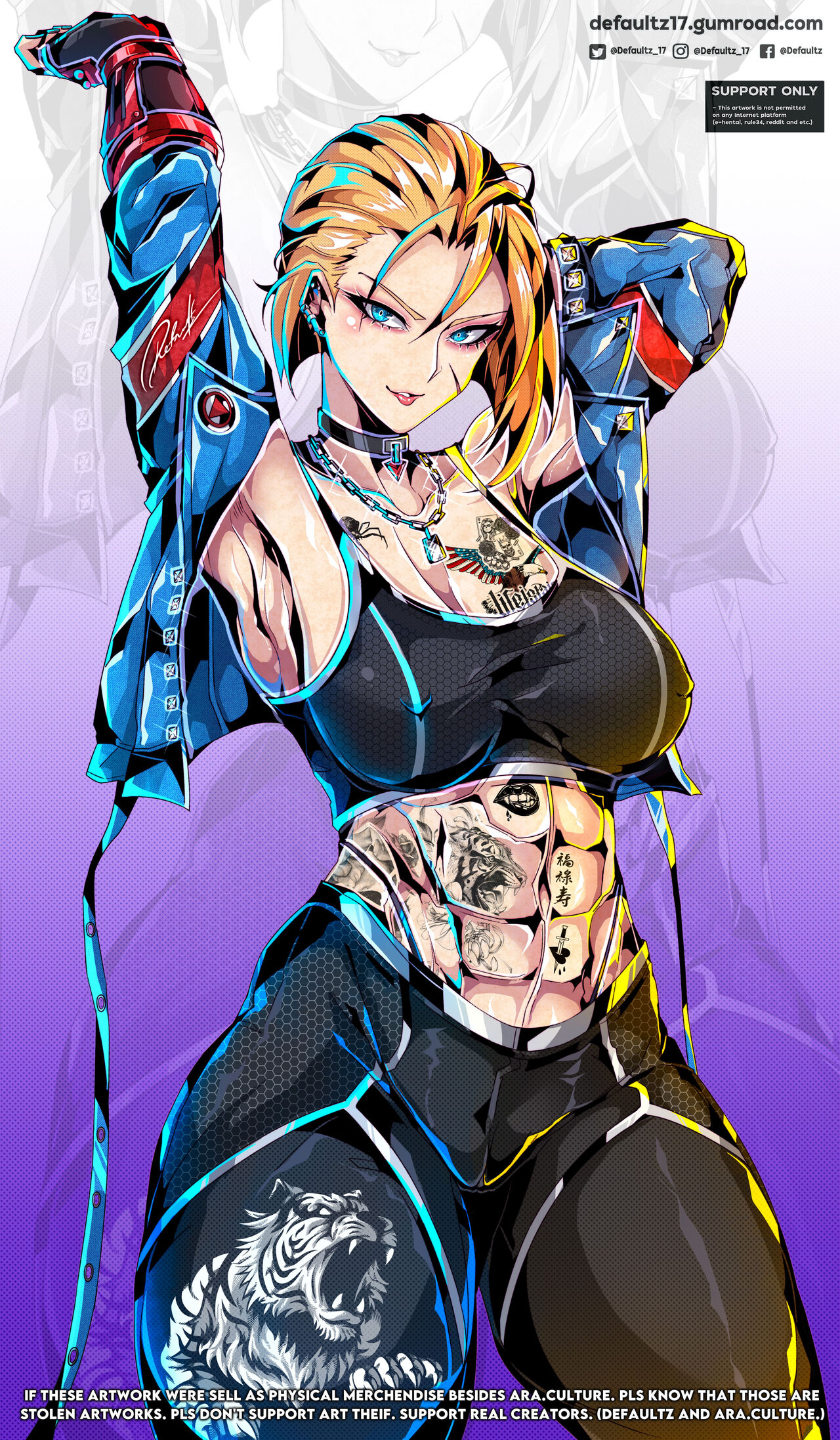 2023 Cammy Street Fighter 6 Gumroad Rewards page 2 full