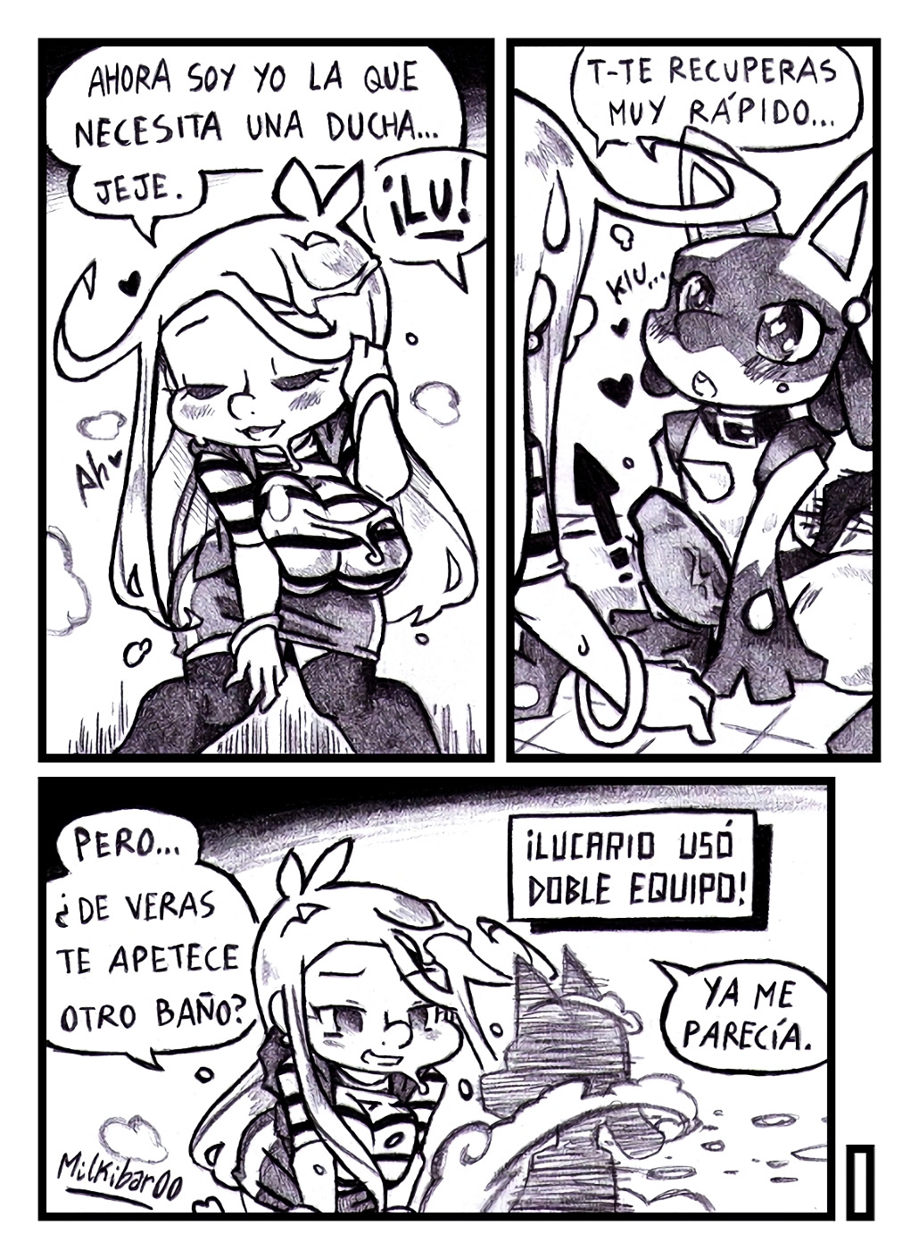 Cuidame al Lucario 1 &amp; 2 page 8 full