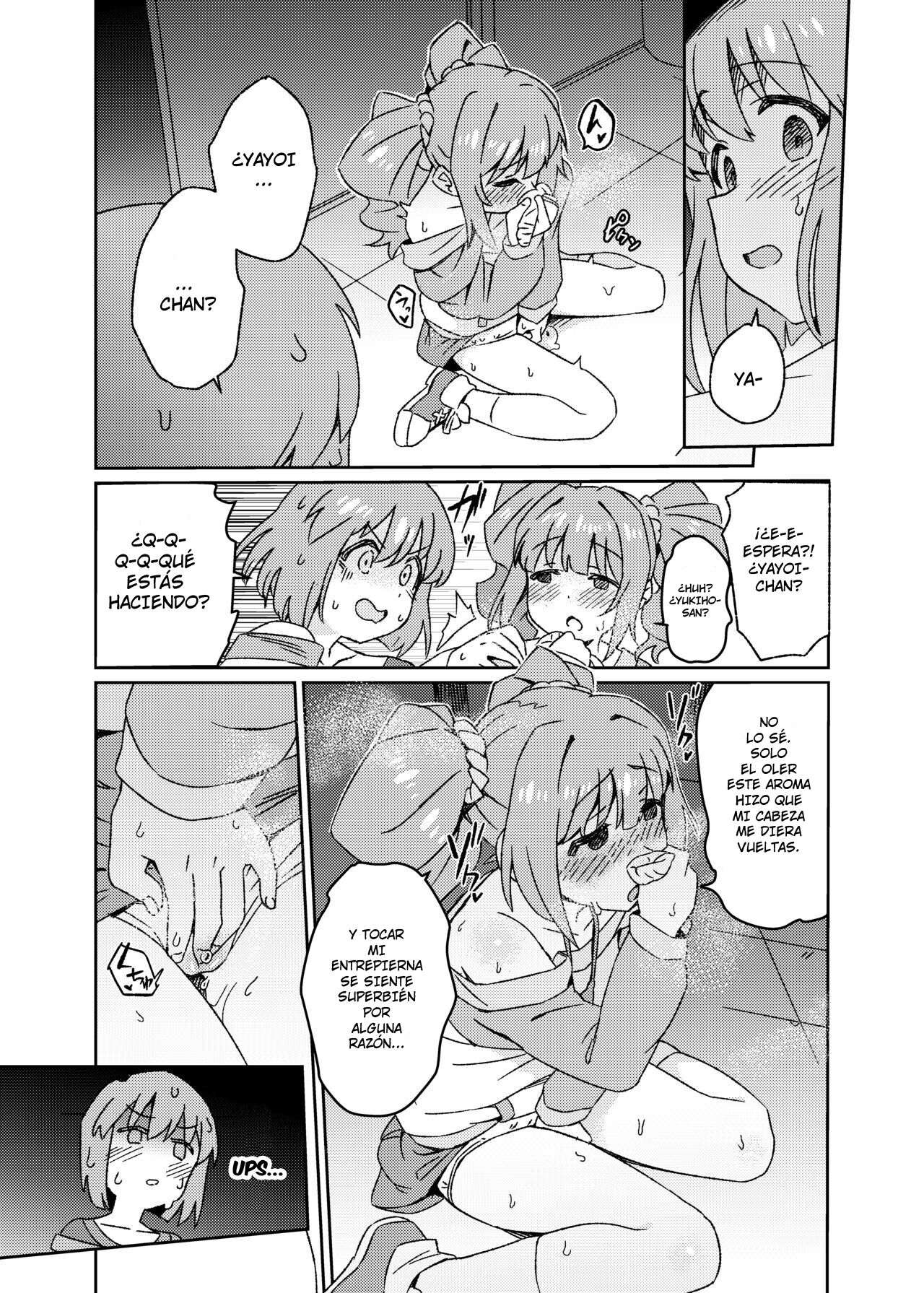 Yuki Chinpo Futanari Yukiho no Nioi de Yayoi ga Trip shichau Hon page 9 full