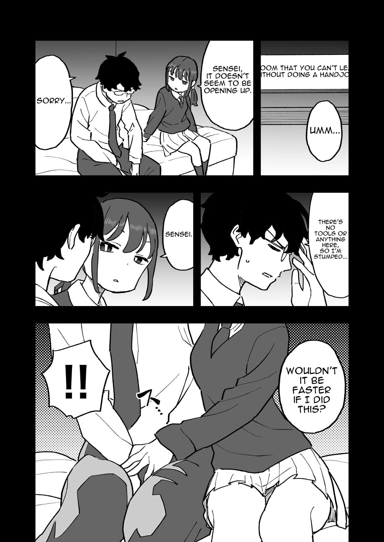 A Story About Being Locked In a Room Where You Can't Leave Unless I Do Perverted Stuff With My Apathetic, Boyfriend-Having Student page 7 full