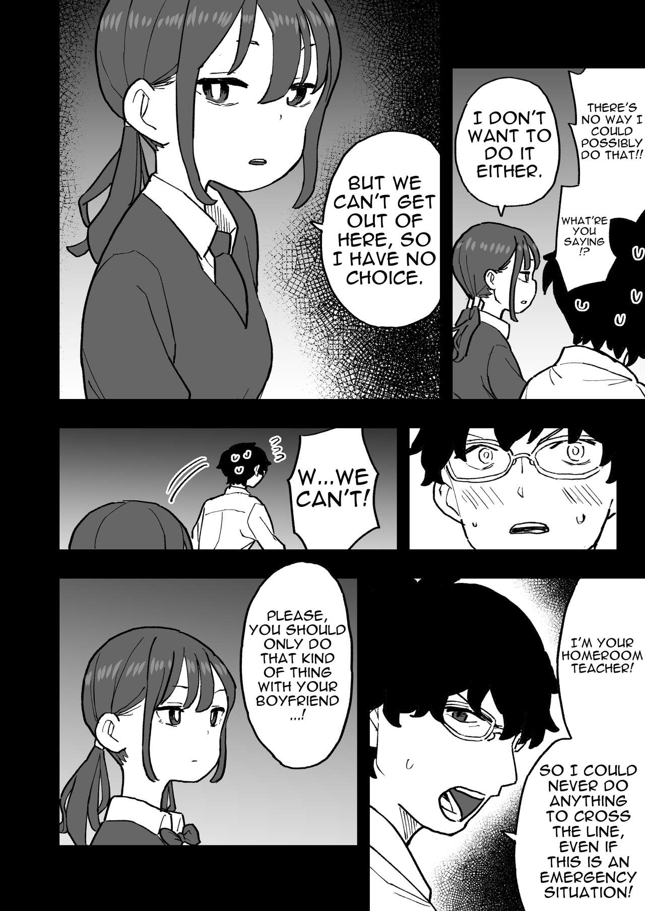A Story About Being Locked In a Room Where You Can't Leave Unless I Do Perverted Stuff With My Apathetic, Boyfriend-Having Student page 8 full