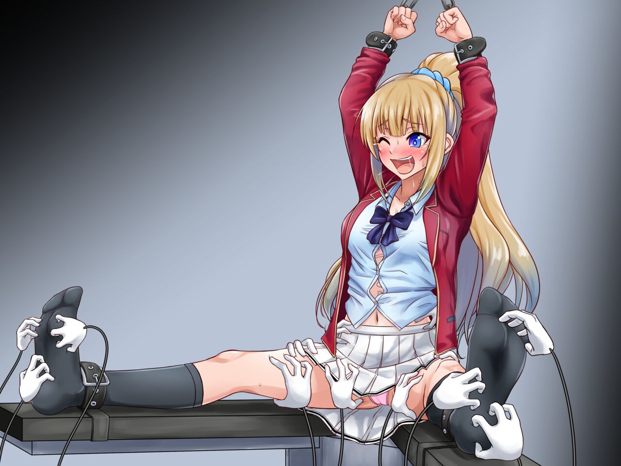 Kei Karuizawa Imprisoned and Tickled page 4 full