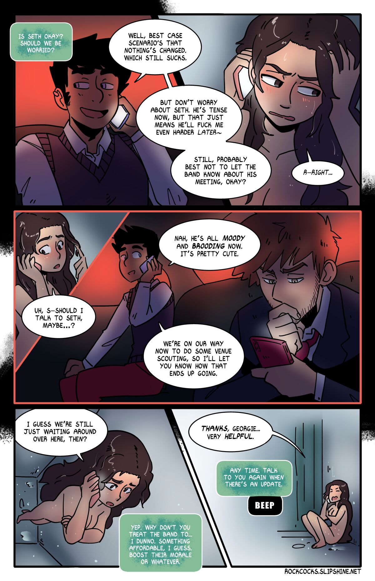 The Rock Cocks - Track 15: Bonfire Fantasy page 10 full