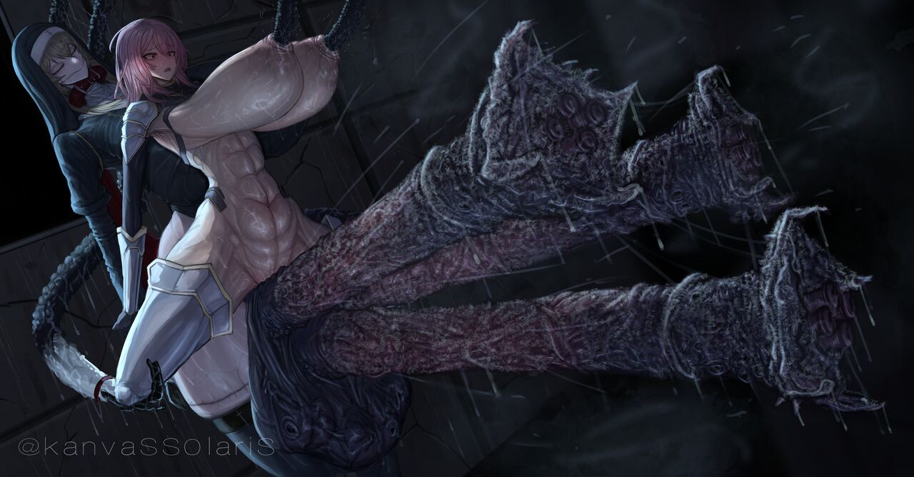 "Monster・Multiple penis・Stomach bulge・Navel birth" page 9 full