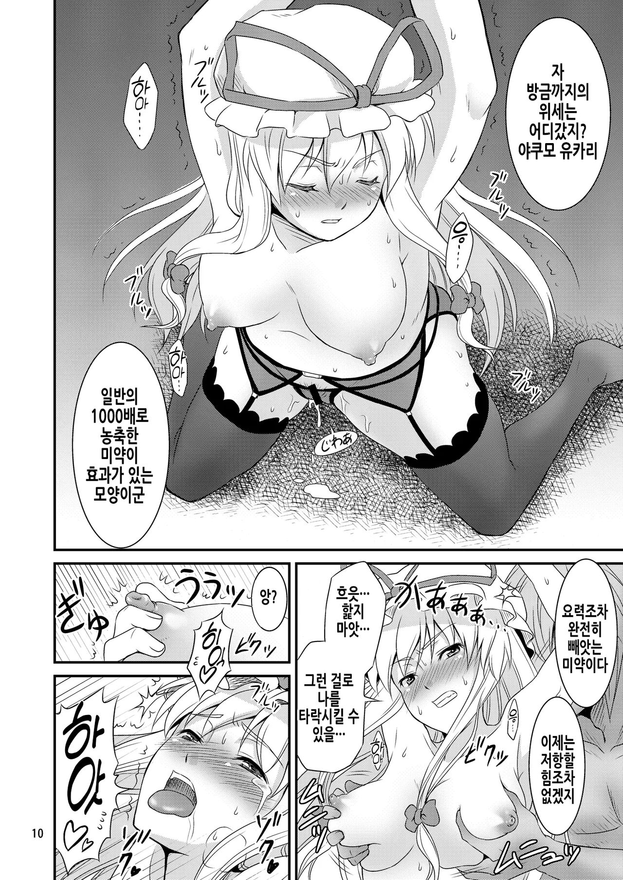 Gensoukyou no Ou Ryoujoku Hen | 환상향의 왕 능욕편 page 10 full