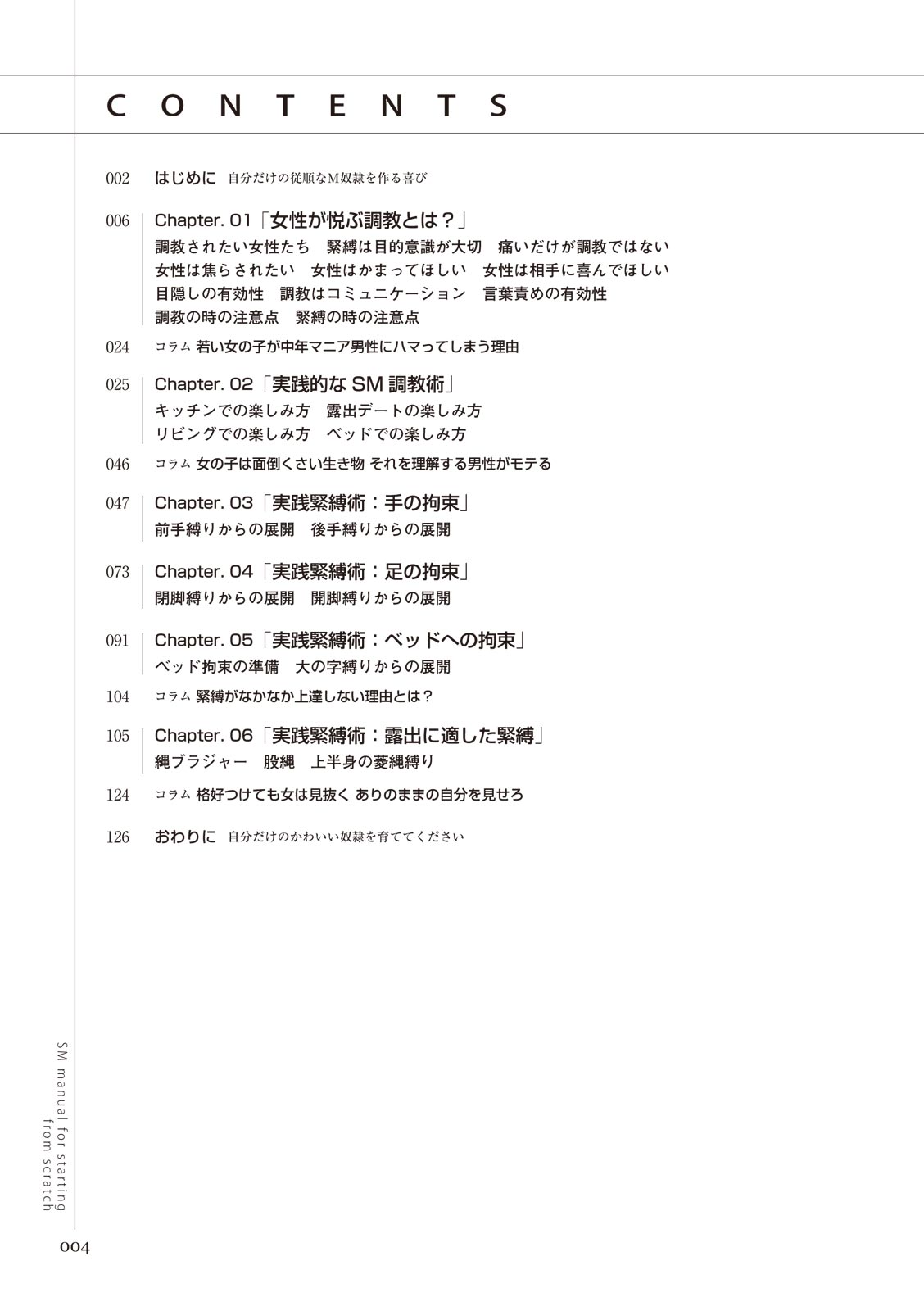 ゼロから始めるSMマニュアル 女の子をイカせる調教術 page 6 full