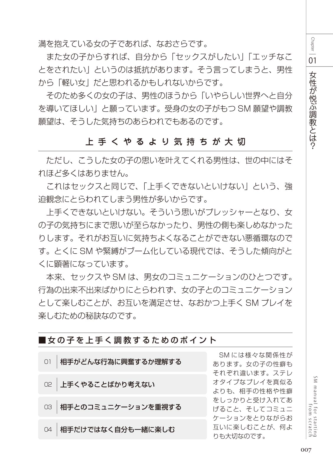 ゼロから始めるSMマニュアル 女の子をイカせる調教術 page 9 full