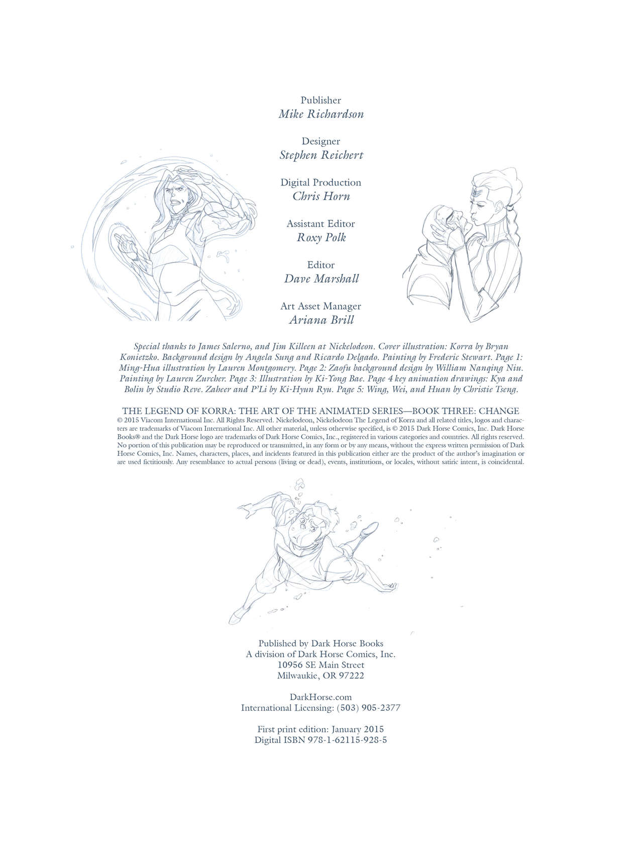 The Legend of Korra - The Art of the Animated Series - Book 03 - Change page 5 full