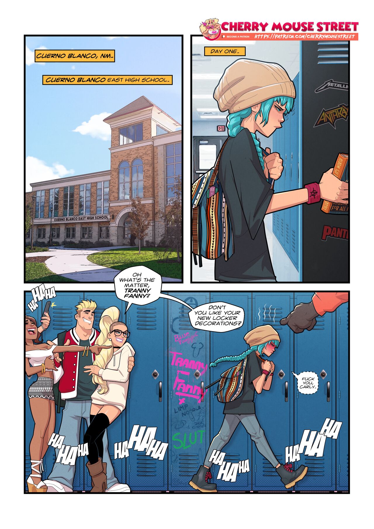 Fanny #01: Bad Cheerleader page 2 full