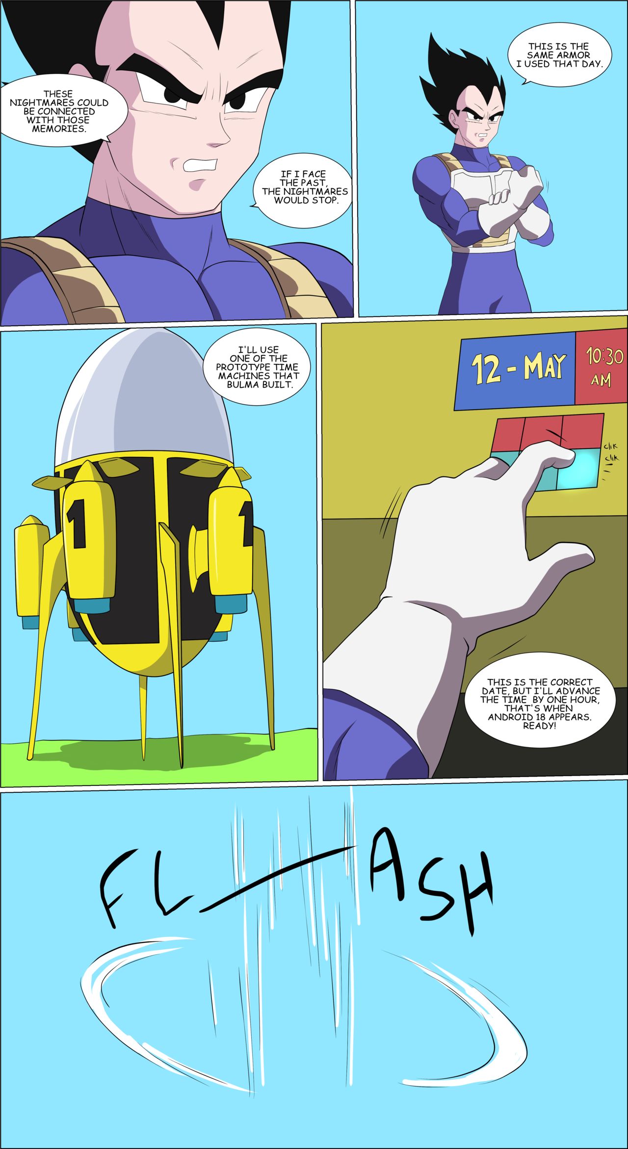 Vegeta VS Android 18 page 2 full