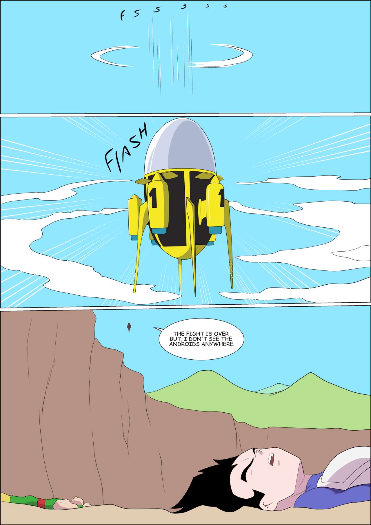 Vegeta VS Android 18 page 3 full