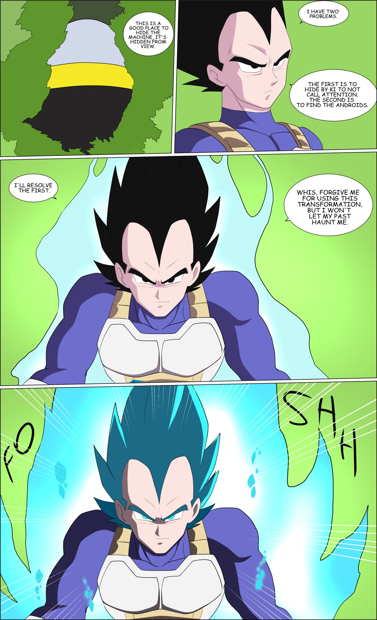 Vegeta VS Android 18 page 4 full