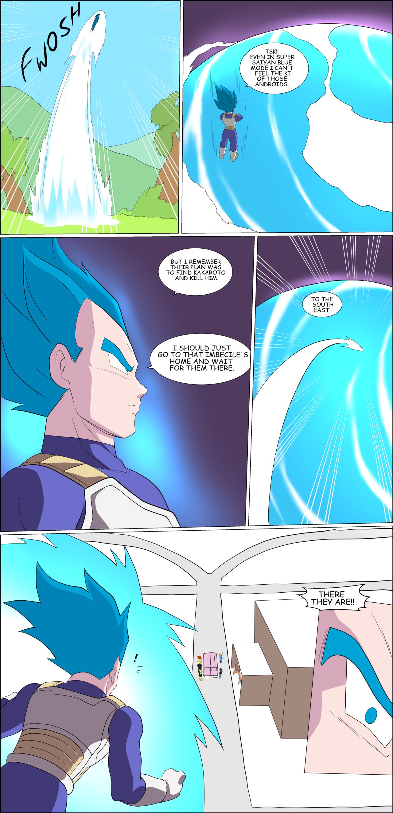Vegeta VS Android 18 page 5 full