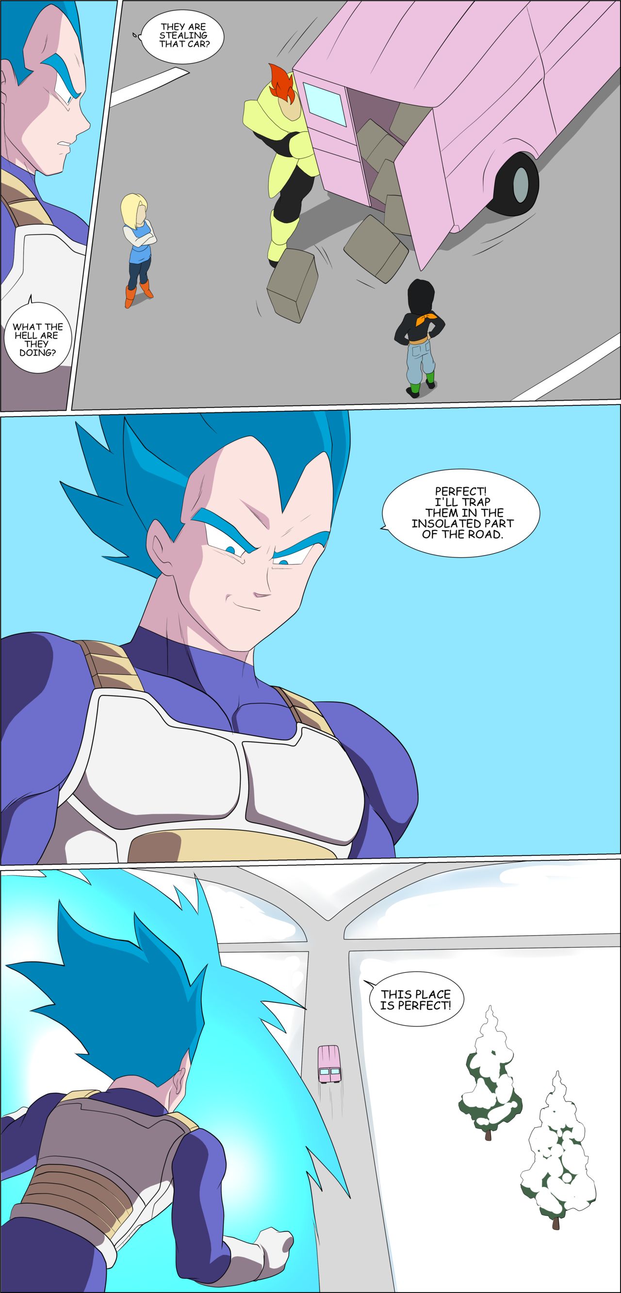 Vegeta VS Android 18 page 6 full