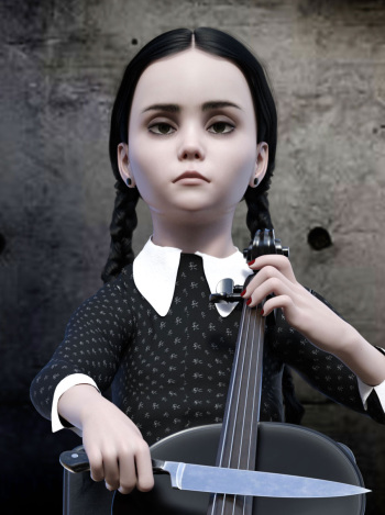 My Wednesday Addams 3D cover