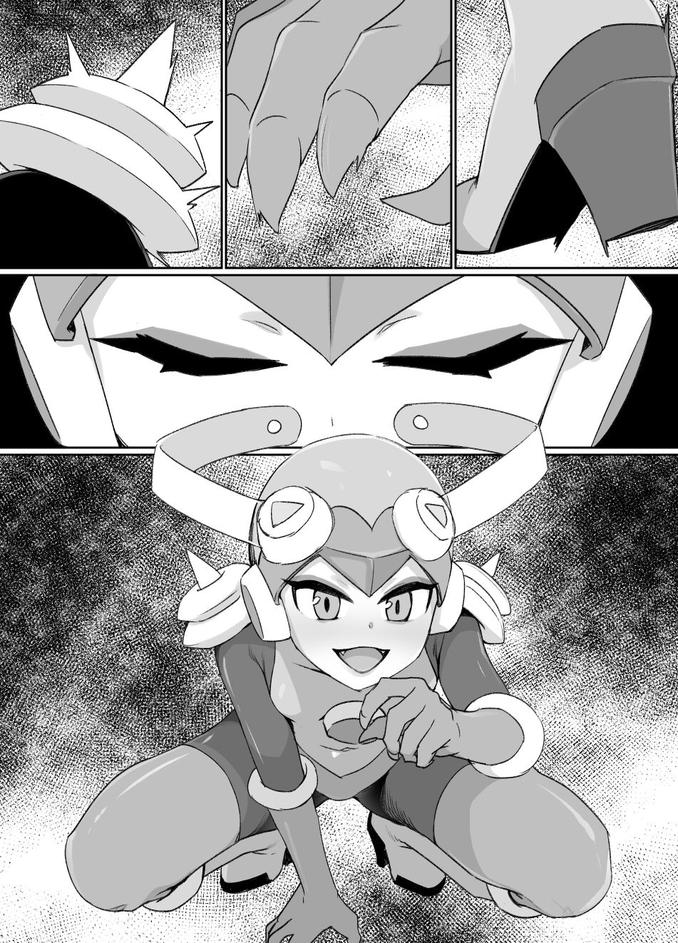 Rockman.EXE Akuochi Roll Sennou Katei Scene page 6 full
