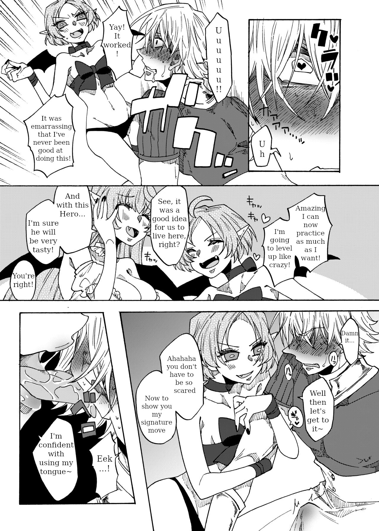 Saikyou Yuusha ga Zako Succubus Shimai no Seieki Server ni naru Hanashi! ENG page 10 full