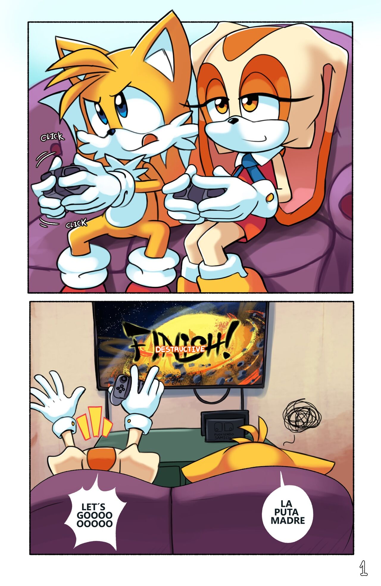 Tails Gamer Moment page 2 full