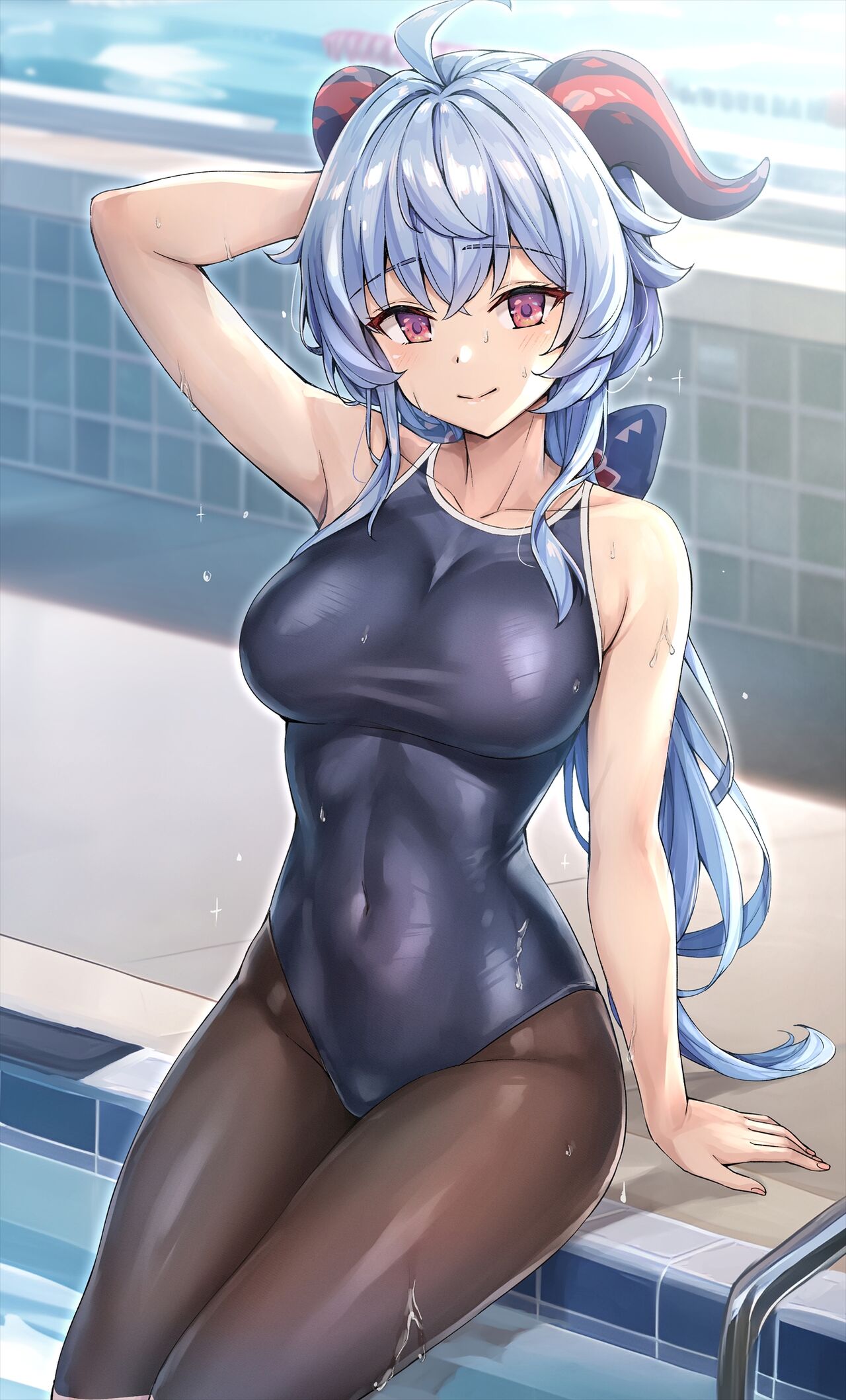 スク水タイツ甘雨 page 3 full