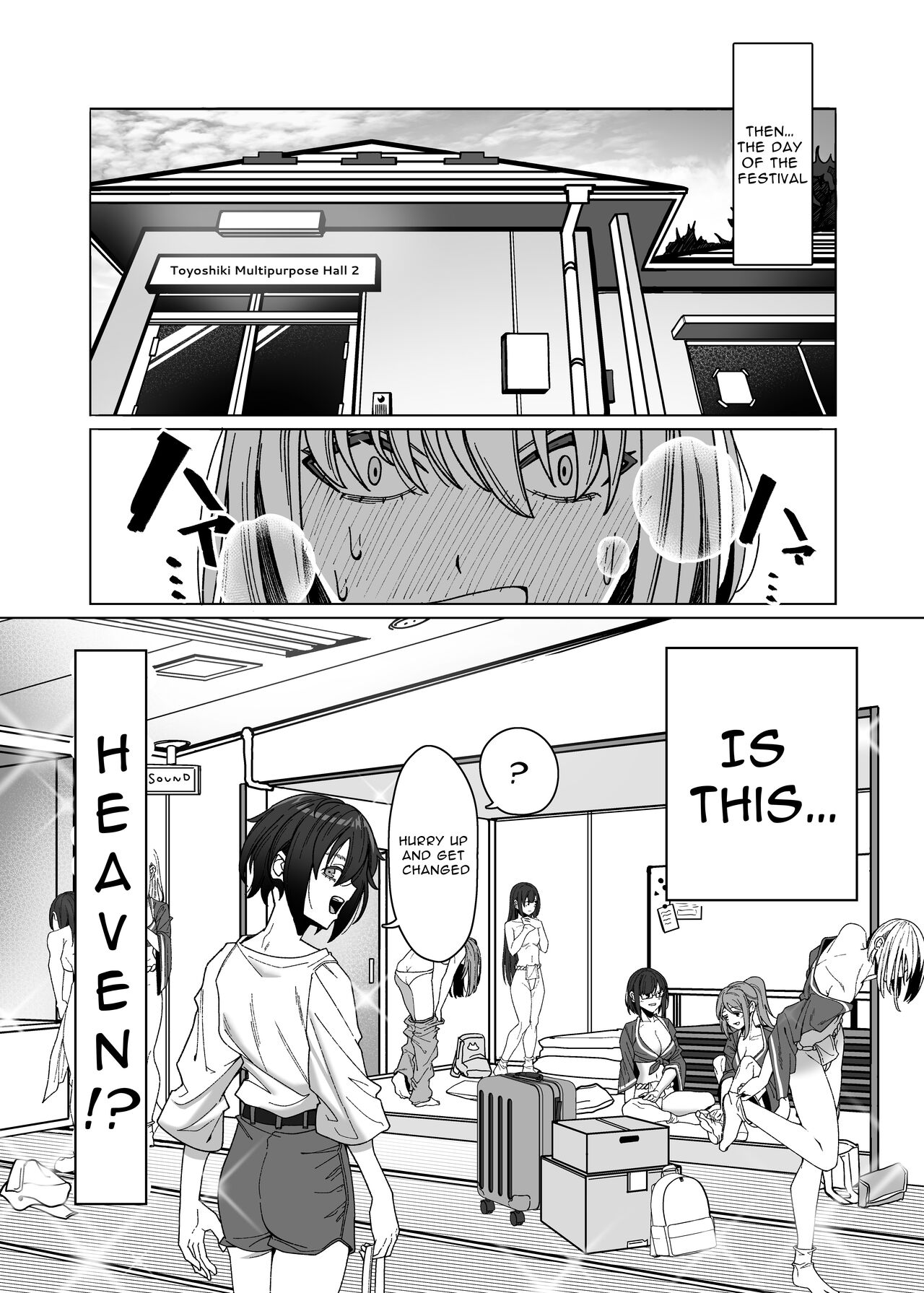 Les Musume ~Fundoshi Suri Ai~ | Lez Girls ~Lovely Loincloth Rubb'n~ page 7 full