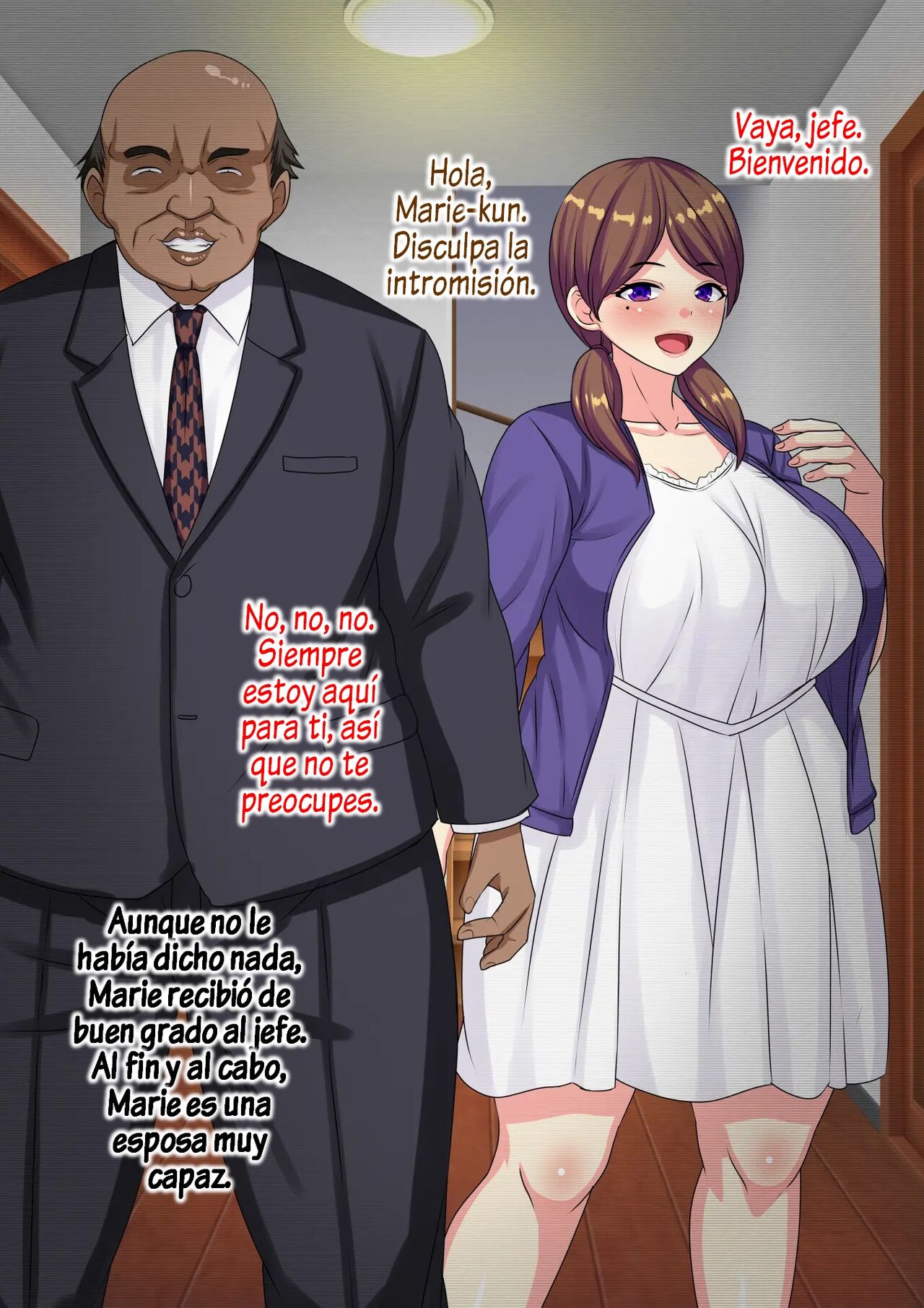 Sennou Sareta Bokura Kazoku no shiawase wa Buchou ni benki Houshi Suru Koto desu page 7 full