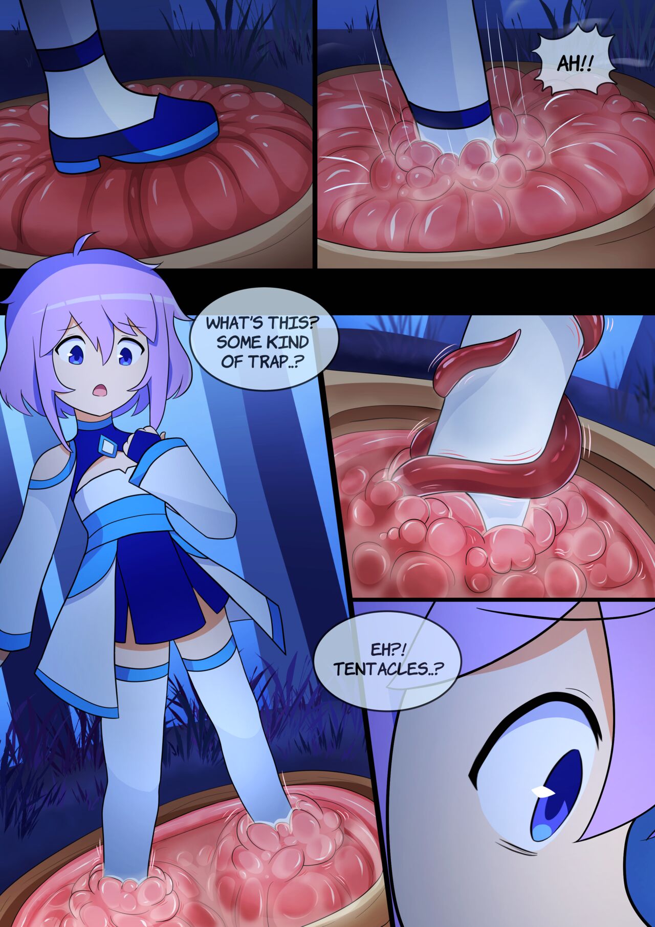 Femboy Mage Espen VS Suction Worm page 10 full
