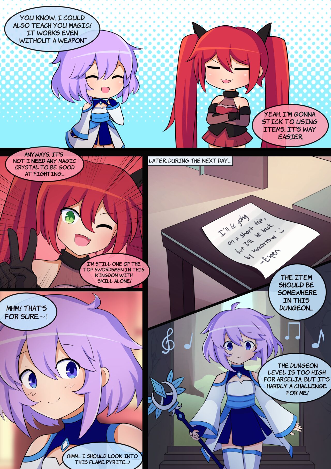 Femboy Mage Espen VS Suction Worm page 5 full