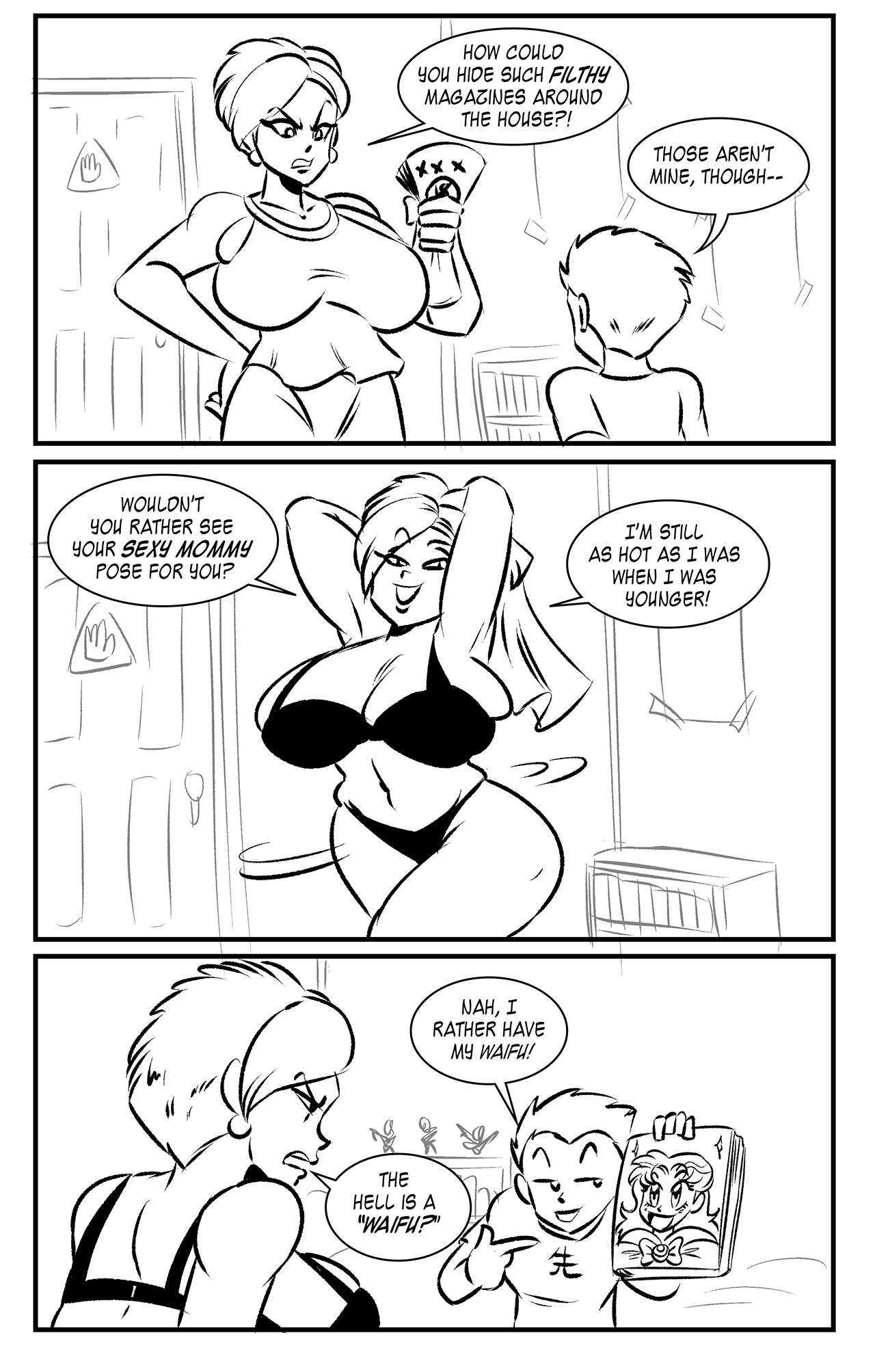 Fantastic Four Sue Storm Straight Shota page 8 full