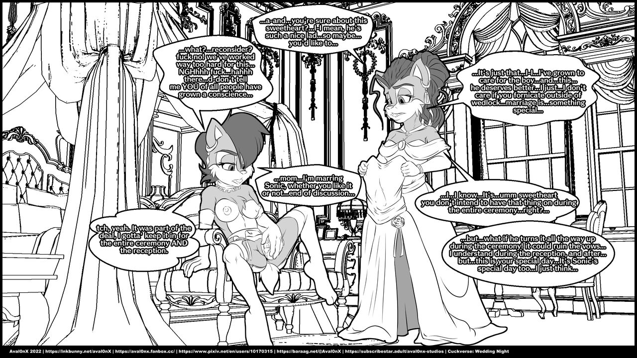 Christmas 2022 Into the Cuckverse - Story Wedding Night page 1 full