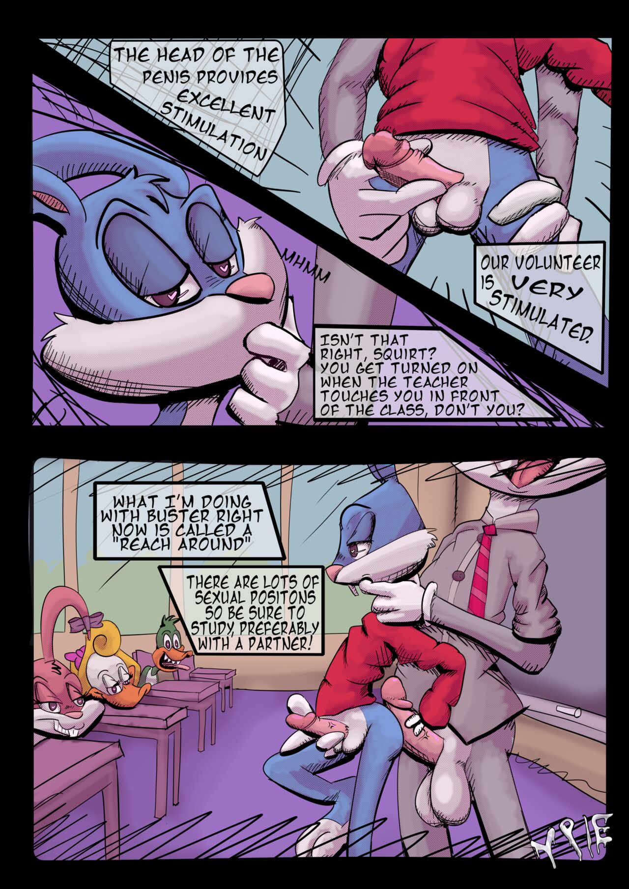 Buster Volunteering In Class page 2 full