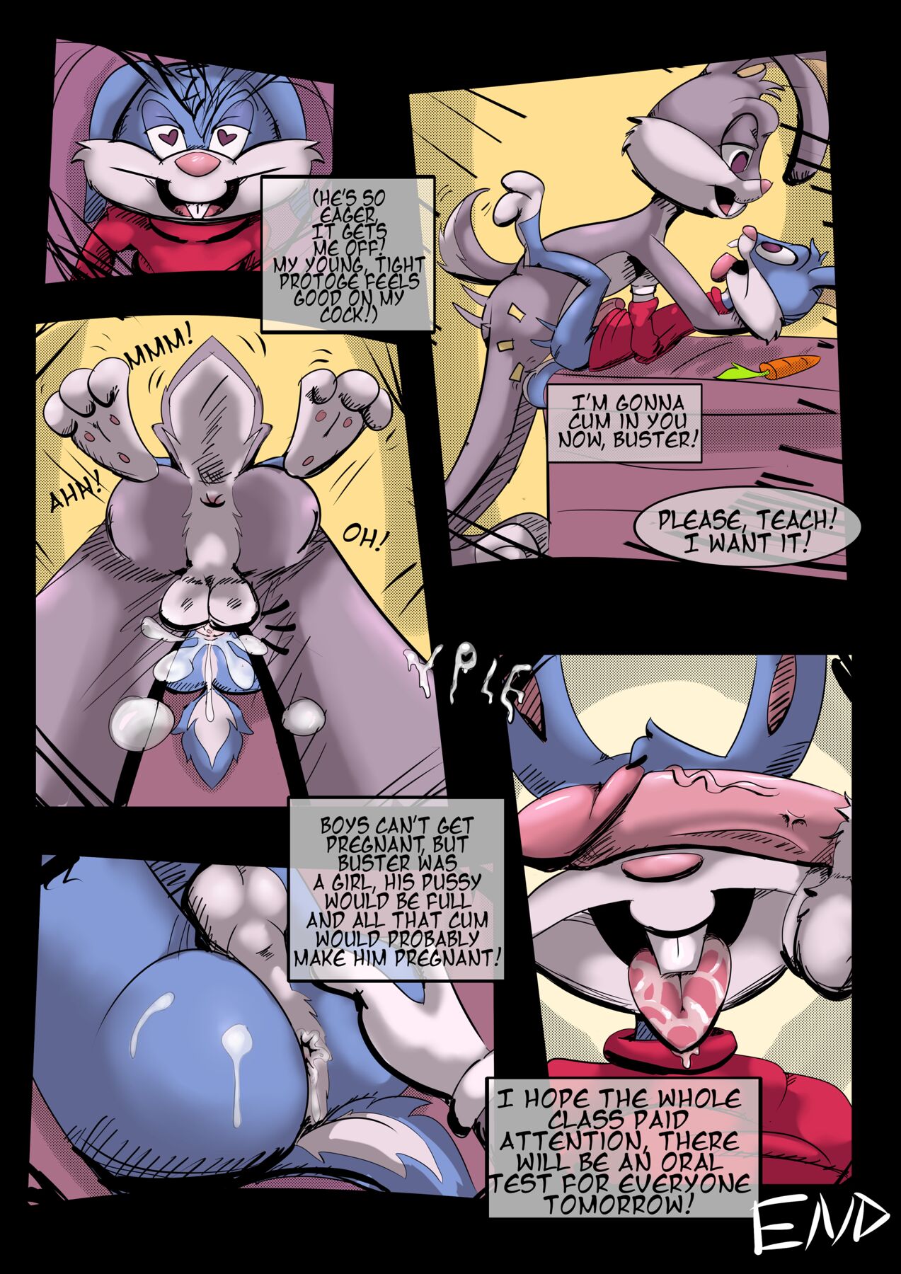 Buster Volunteering In Class page 7 full