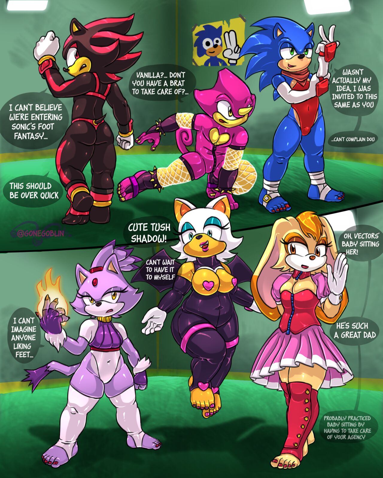 Sonic's Feet-for-all page 1 full