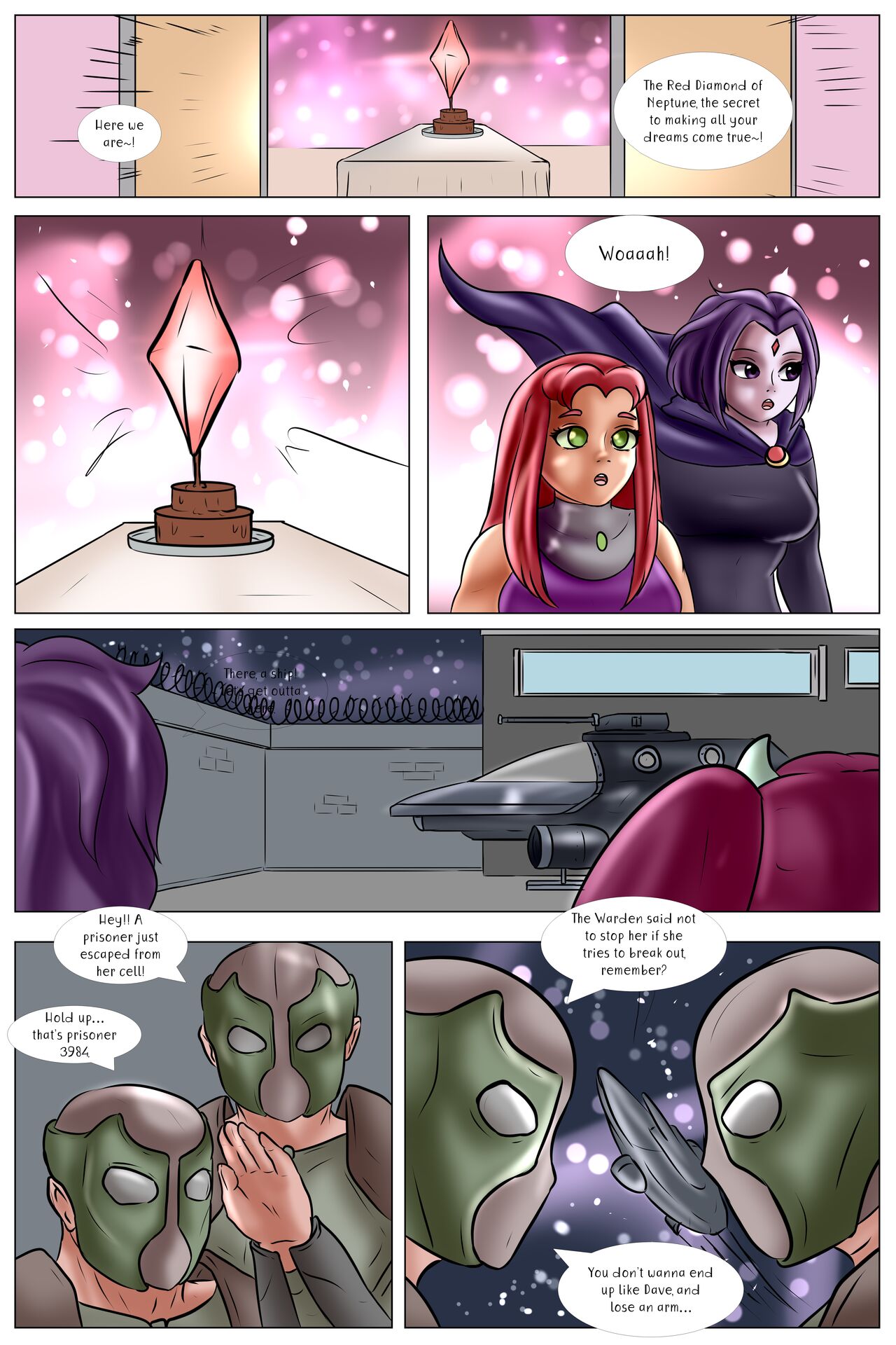 Starfire x Raven - Galactic Buffet page 9 full