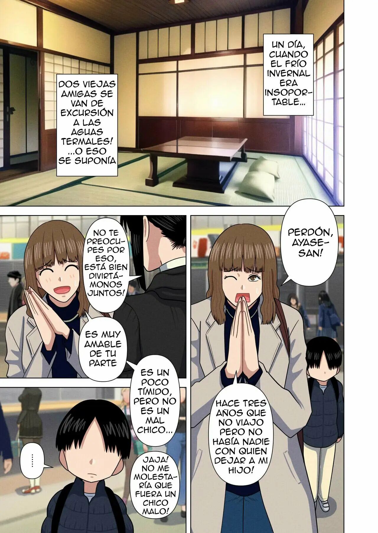 Oba-san to Onsen Ryokan de... page 3 full
