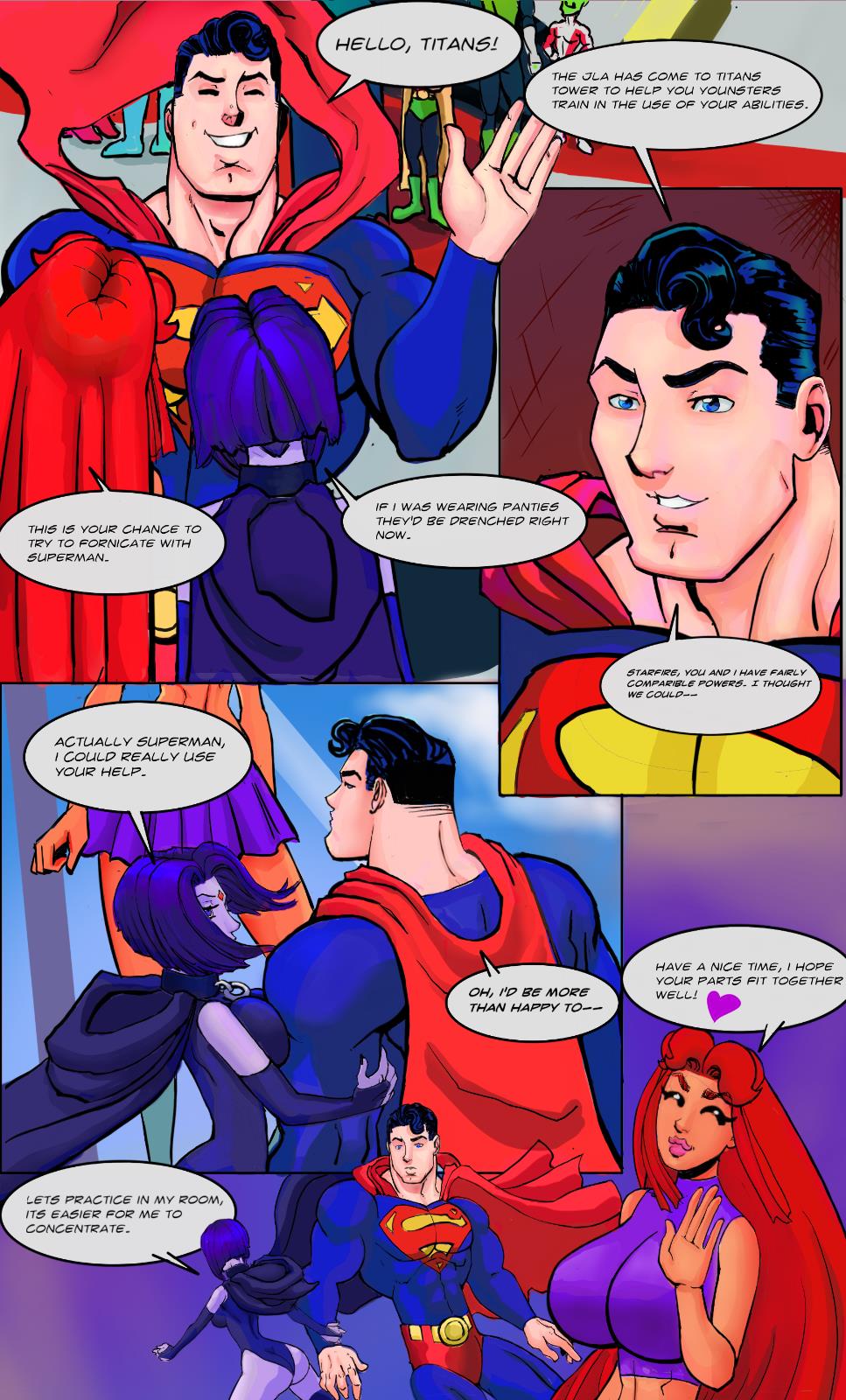 Teen Titans, Hoe! page 3 full