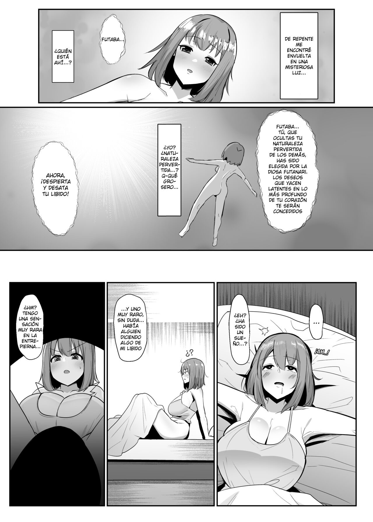 Aruhi Totsuzen Futanari wa Bokki shitara shasei suru no ga Atarimae no Sekai ni nattara - ¡Un día me desperté y de repente hacer eyacular a las futanaris era lo más normal del mundo! page 2 full