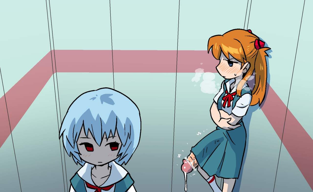 Evangelion Elevator Yuri page 3 full