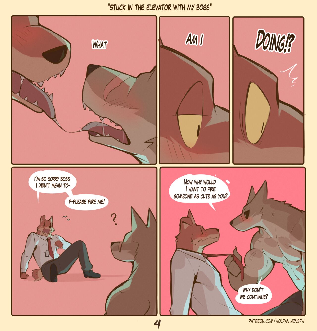 Stuck in the Elevator with My Boss page 4 full