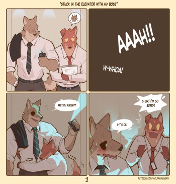 Stuck in the Elevator with My Boss cover