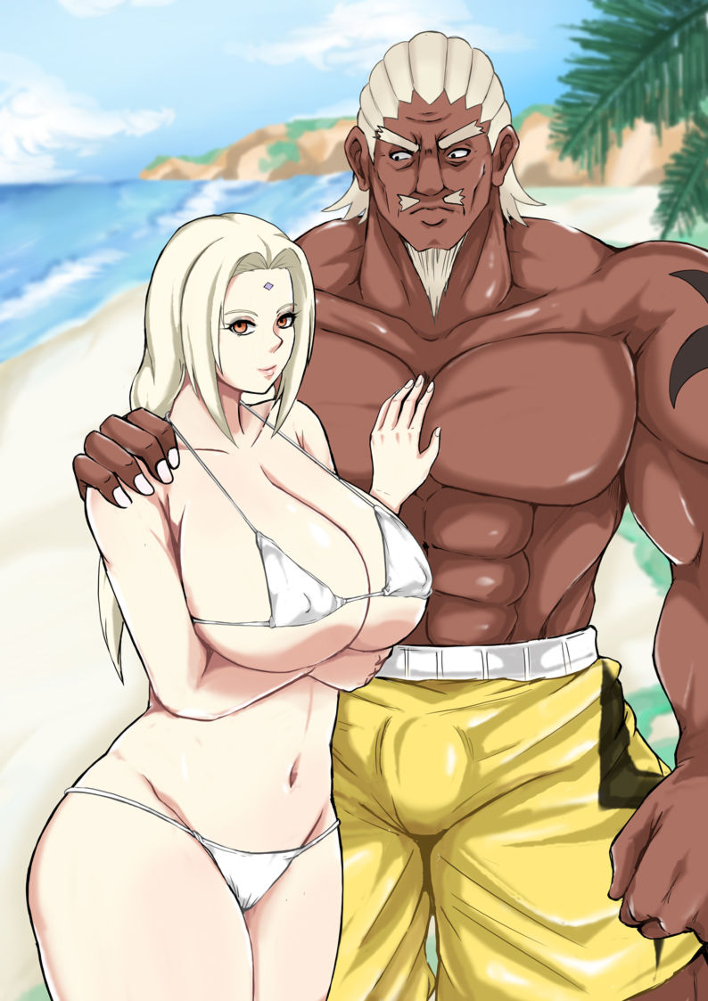 Tsunade &amp; Raikage at the Beach page 1 full
