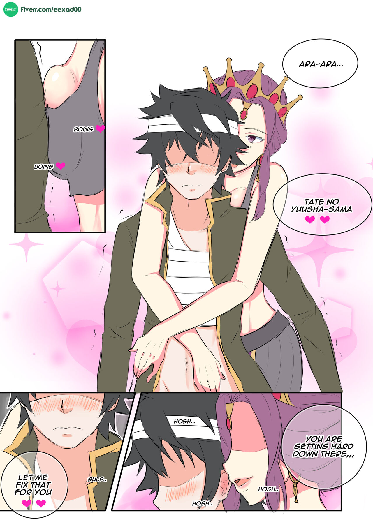 Naofumi × Mirellia 2 page 4 full