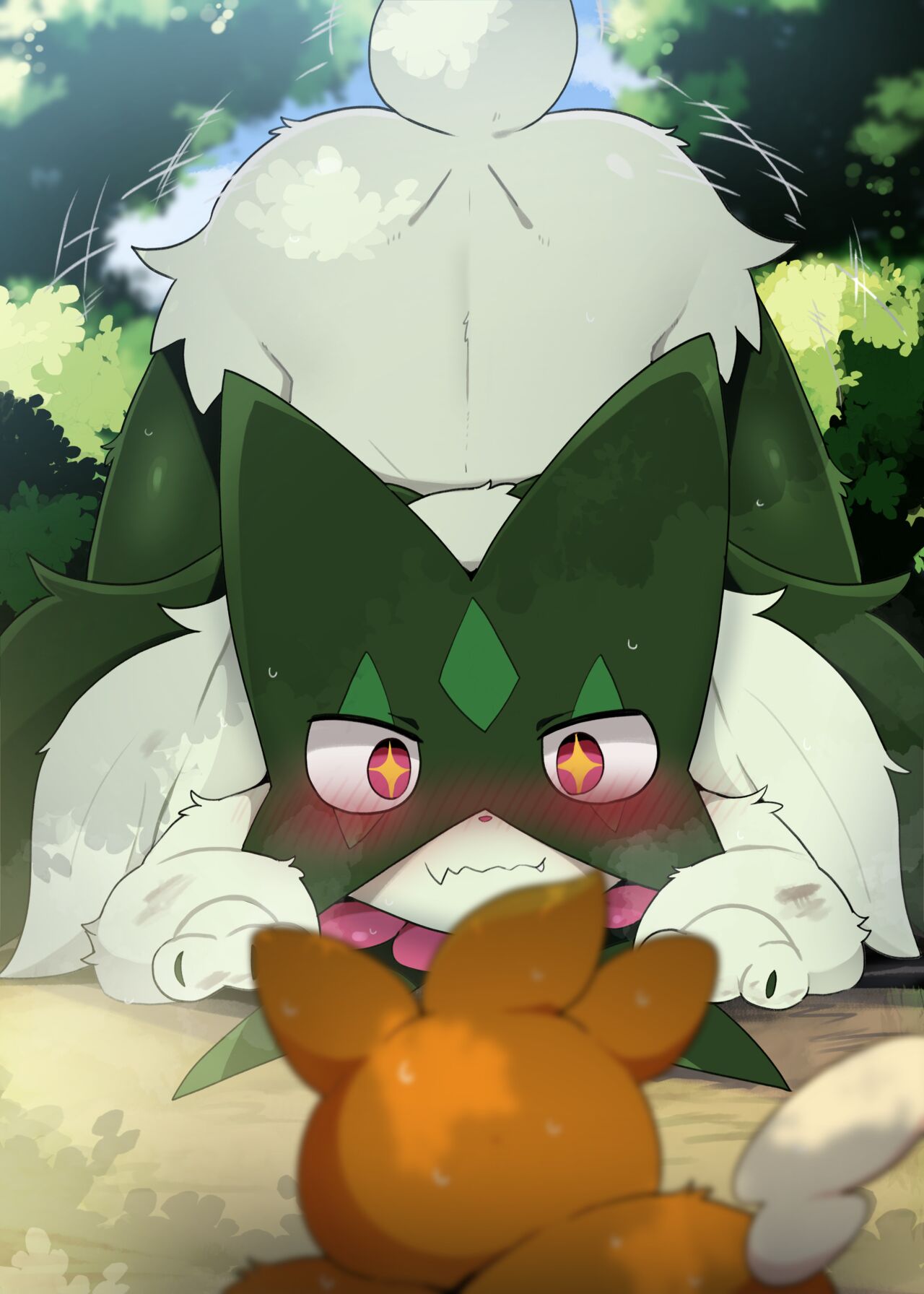 Aijou Komete Sodateta Asobi Mori na Shinka Shitate Chibi Meowscarada page 3 full